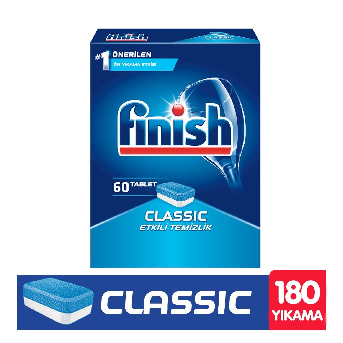 Finish Classic Bulaşık Makinesi Deterjanı 60x3 180 Tablet