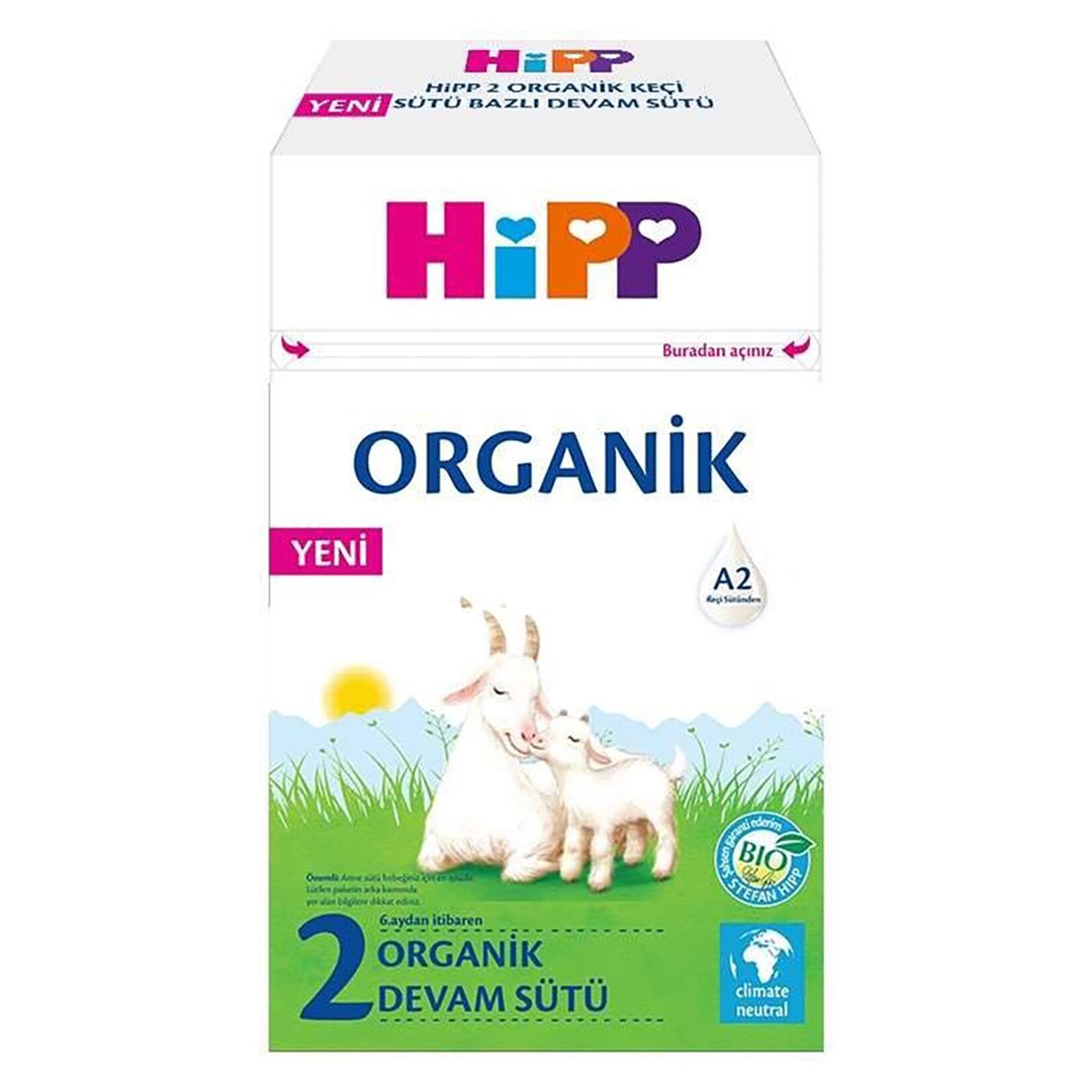 Hipp 2 Organik Keçi Sütü Bazlı Devam Sütü 400 gr 4'lü Paket