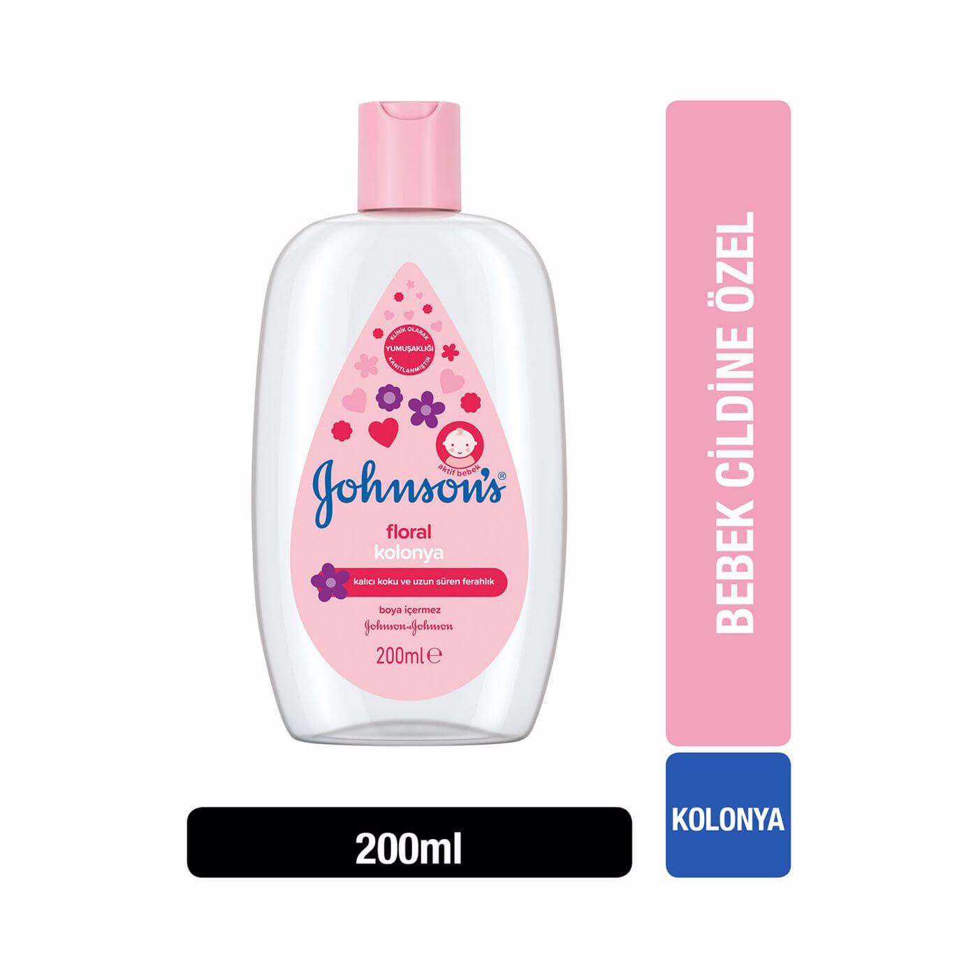 Johnsons Baby Floral Kolonya 200 ml 3 Adet