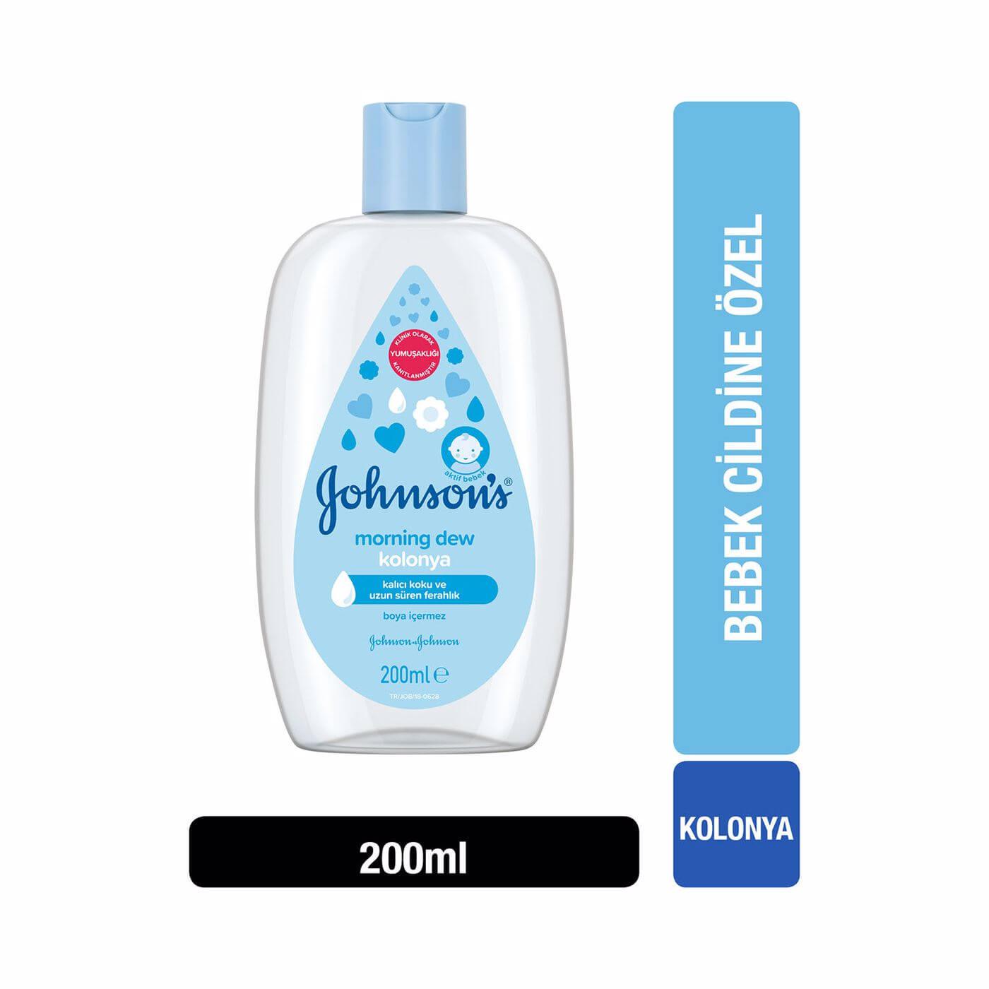 Johnsons Baby Morning Dew Kolonya 200 ml 3 Adet