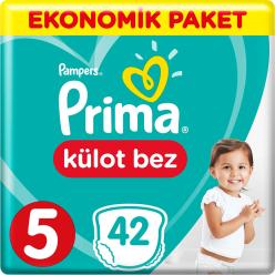 Prima Külot Bebek Bezi 5 Beden Ekonomik Paket 42 Adet