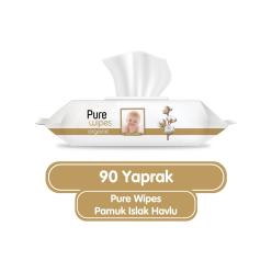 Pure Wipes Organik Islak Havlu Mendil 90x3 270 Yaprak