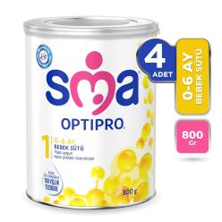 SMA Optipro 1 Bebek Maması 800 gr 4 Adet