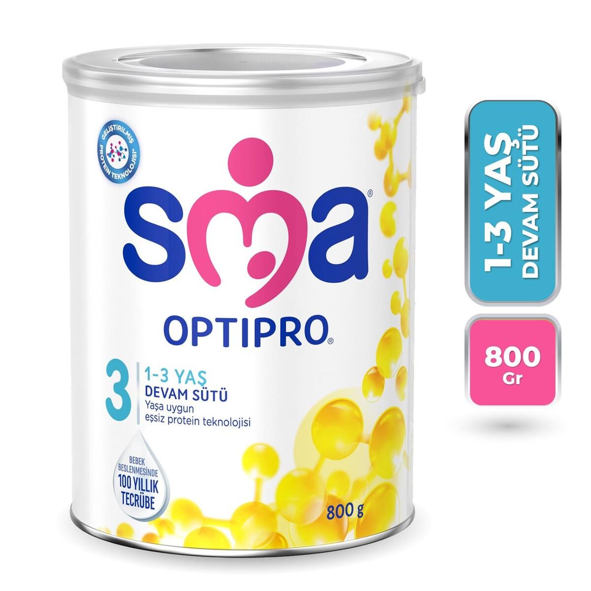 SMA Optipro 3 Bebek Maması 800 gr
