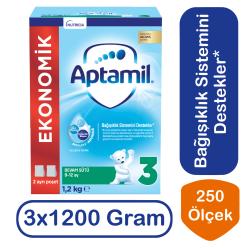 Aptamil Devam Sütü 3 Numara 1200 gr 3 lü Paket