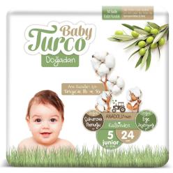 Baby Turco Doğadan 5 Numara Junıor 12-25 Kg 24 Adet