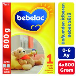 Bebelac 1 Bebek Sütü 800 gr 4'lü Paket