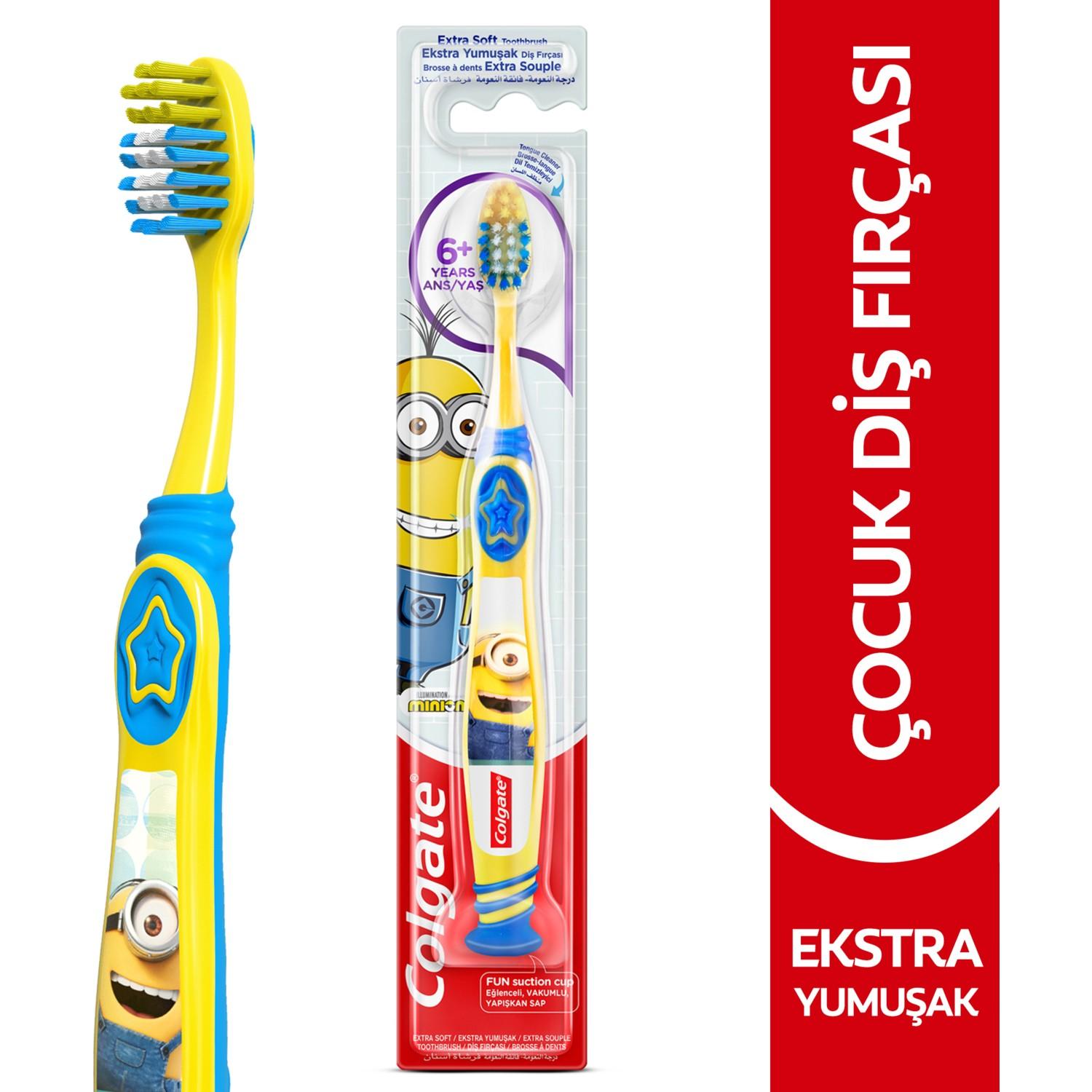 Colgate 6+ Yaş Ekstra Yumuşak Çocuk Diş Fırçası Minions