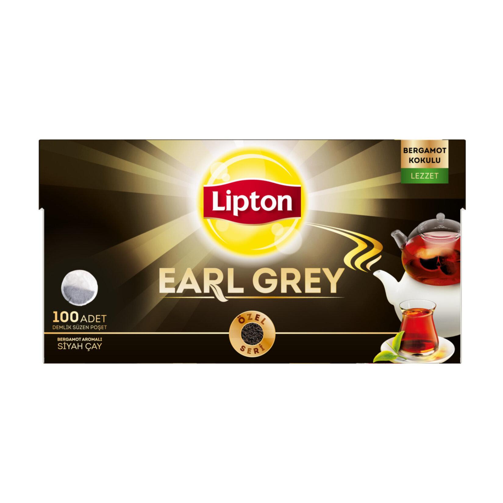Lipton Earl Grey Bergamot Aromalı Demlik Poşet Çay 100'lü 6 Paket