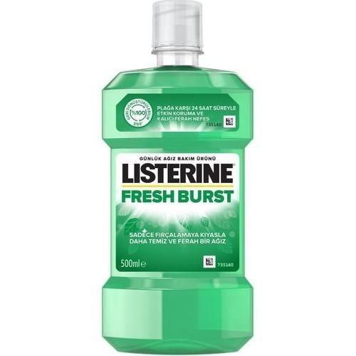 Listerine Fresh Burst Ağız Bakım Suyu 500x2 1000 Ml