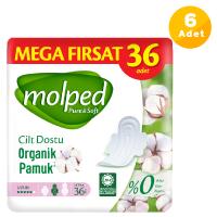 Molped Pure Soft Hijyenik Ped Uzun Mega Fırsat 36'lı 6 Paket