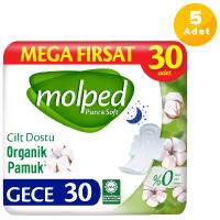 Molped Pure Soft Gece Mega Fırsat Paketi 30'lu 5 Paket