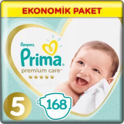 Prima Premium Care 5 Beden Bebek Bezi 11-18 Kg (4*42) 168 Adet