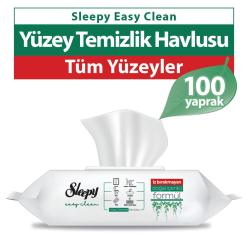 Sleepy Easy Clean Yüzey Temizlik Havlusu 100 Yaprak 18 Paket